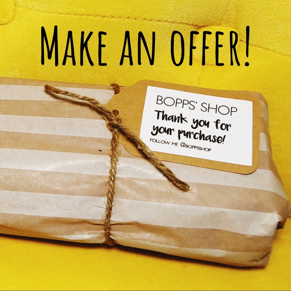 Reasonable offers welcome!